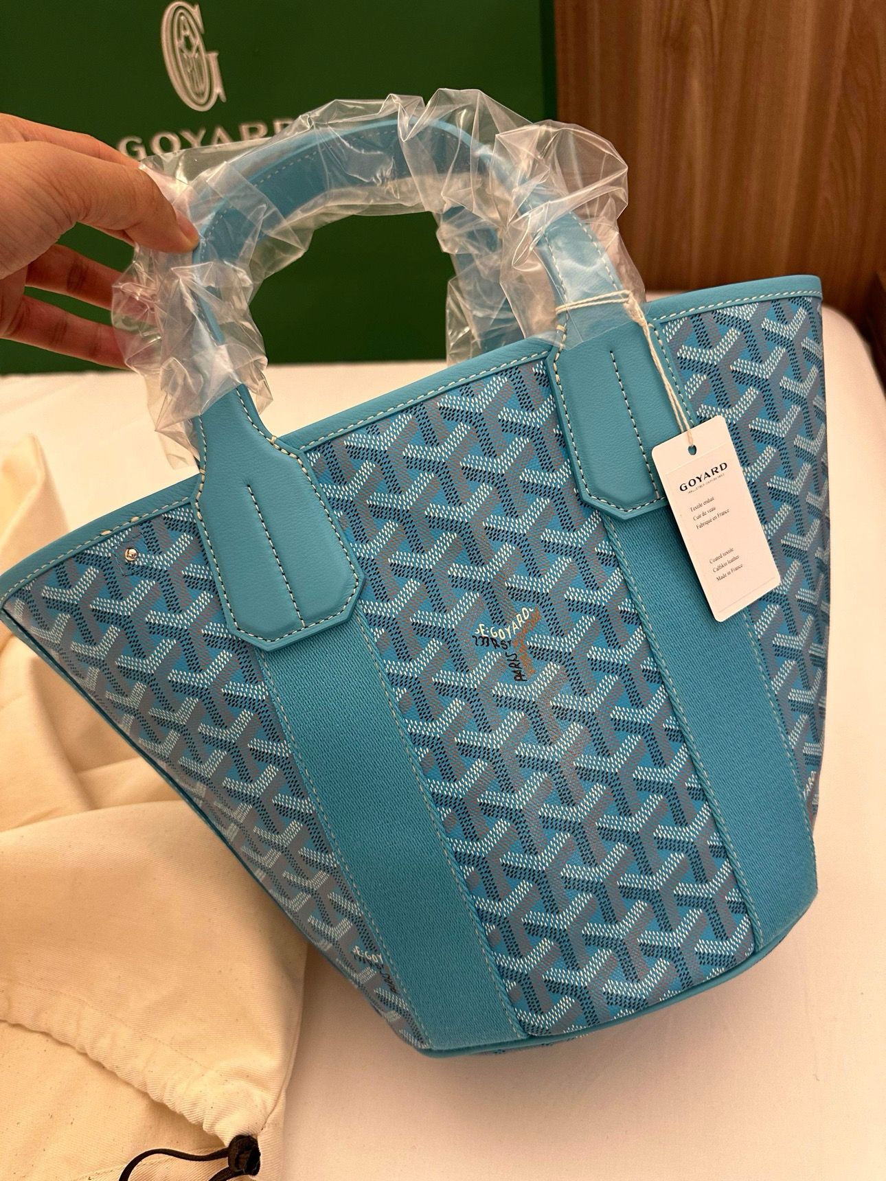 Goyard Belharra PM Bag Turquoise