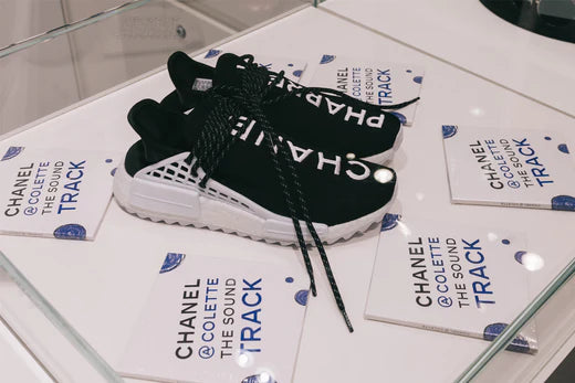 The Pharrell x Chanel x Adidas HU NMD