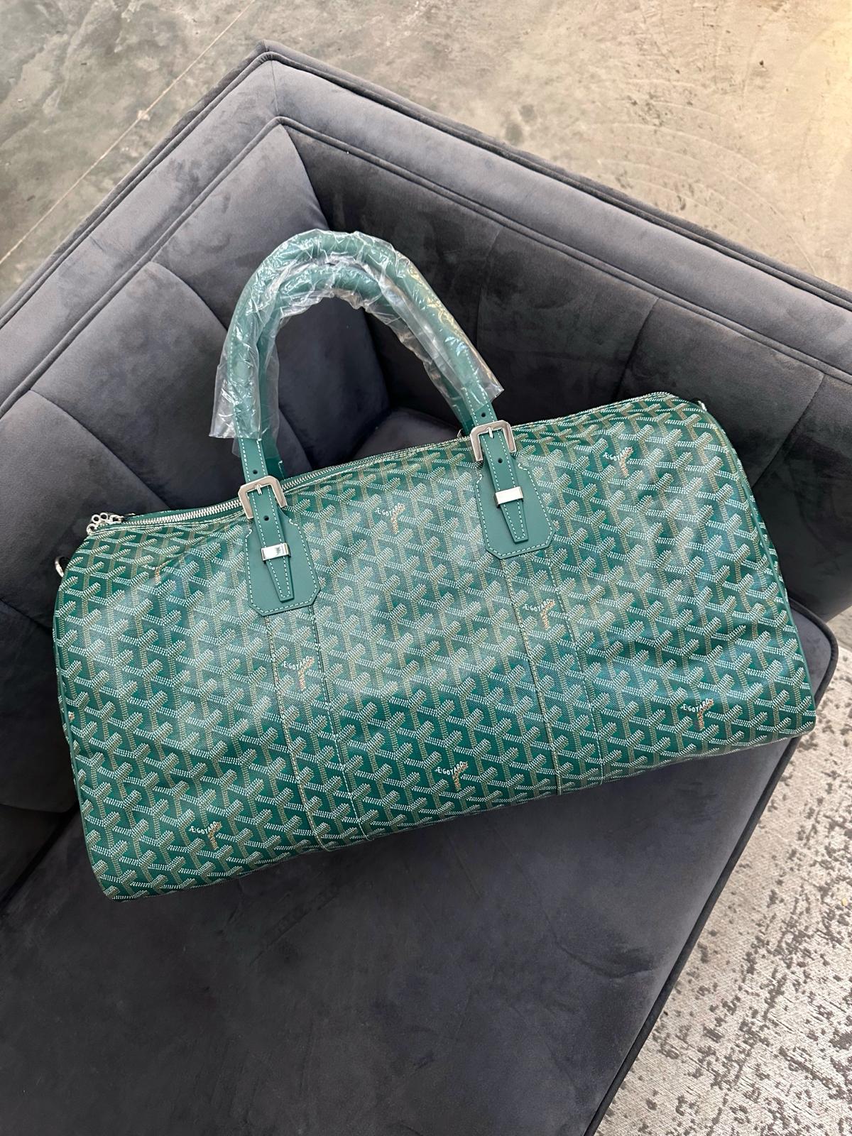 Goyard Boston 50 Duffle Bag (Green)