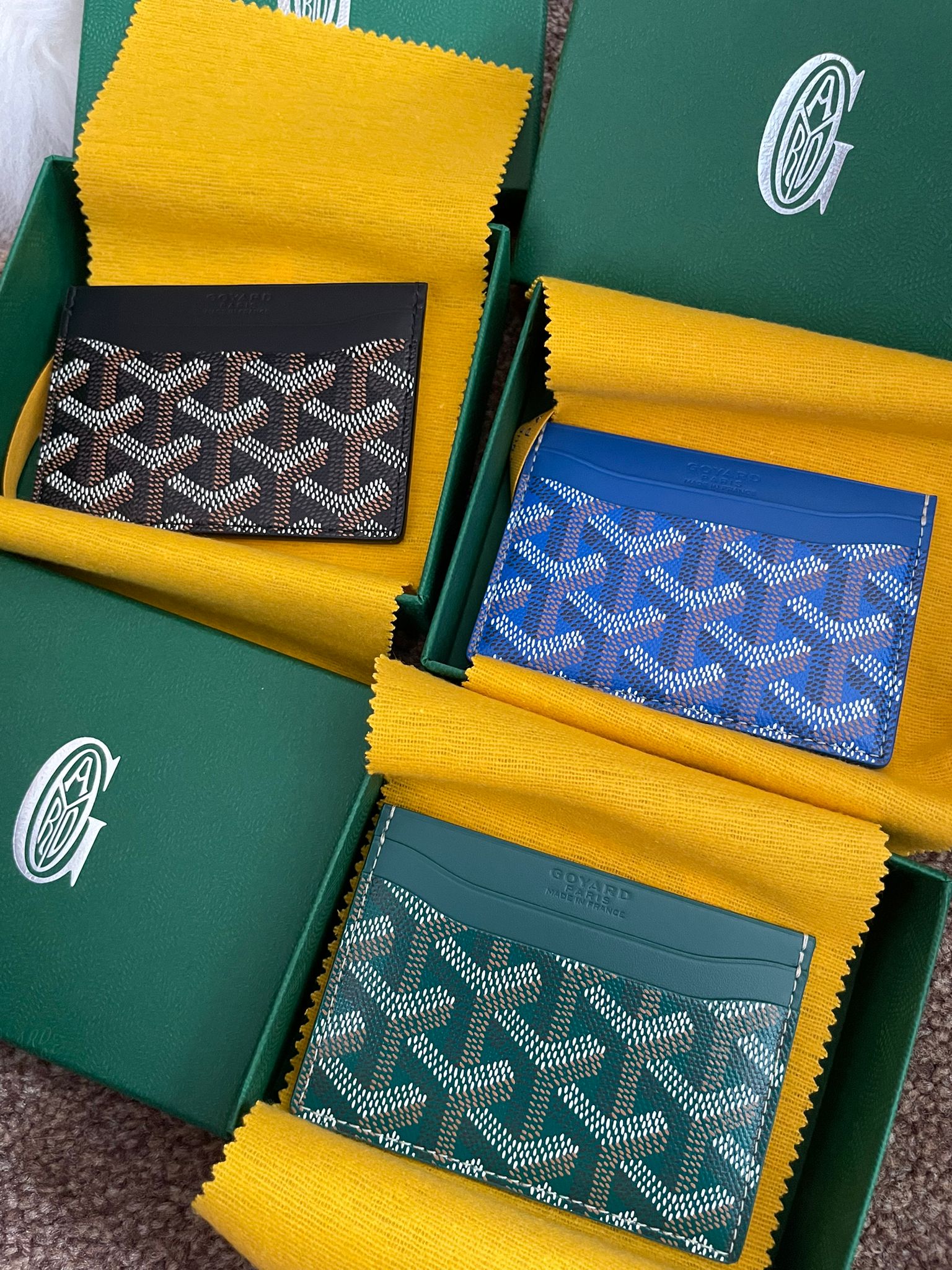 Goyard Saint-Sulpice Cardholder (Blue)