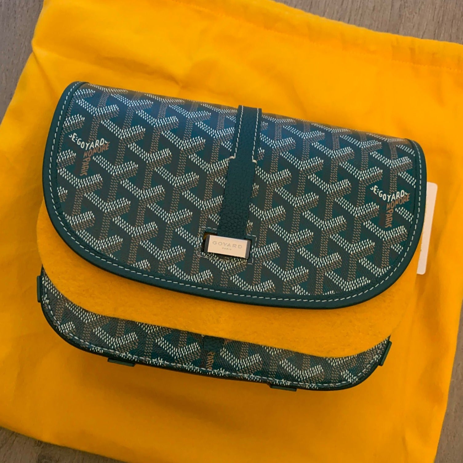 Goyard Belvedere Crossbody Bag PM (Green)