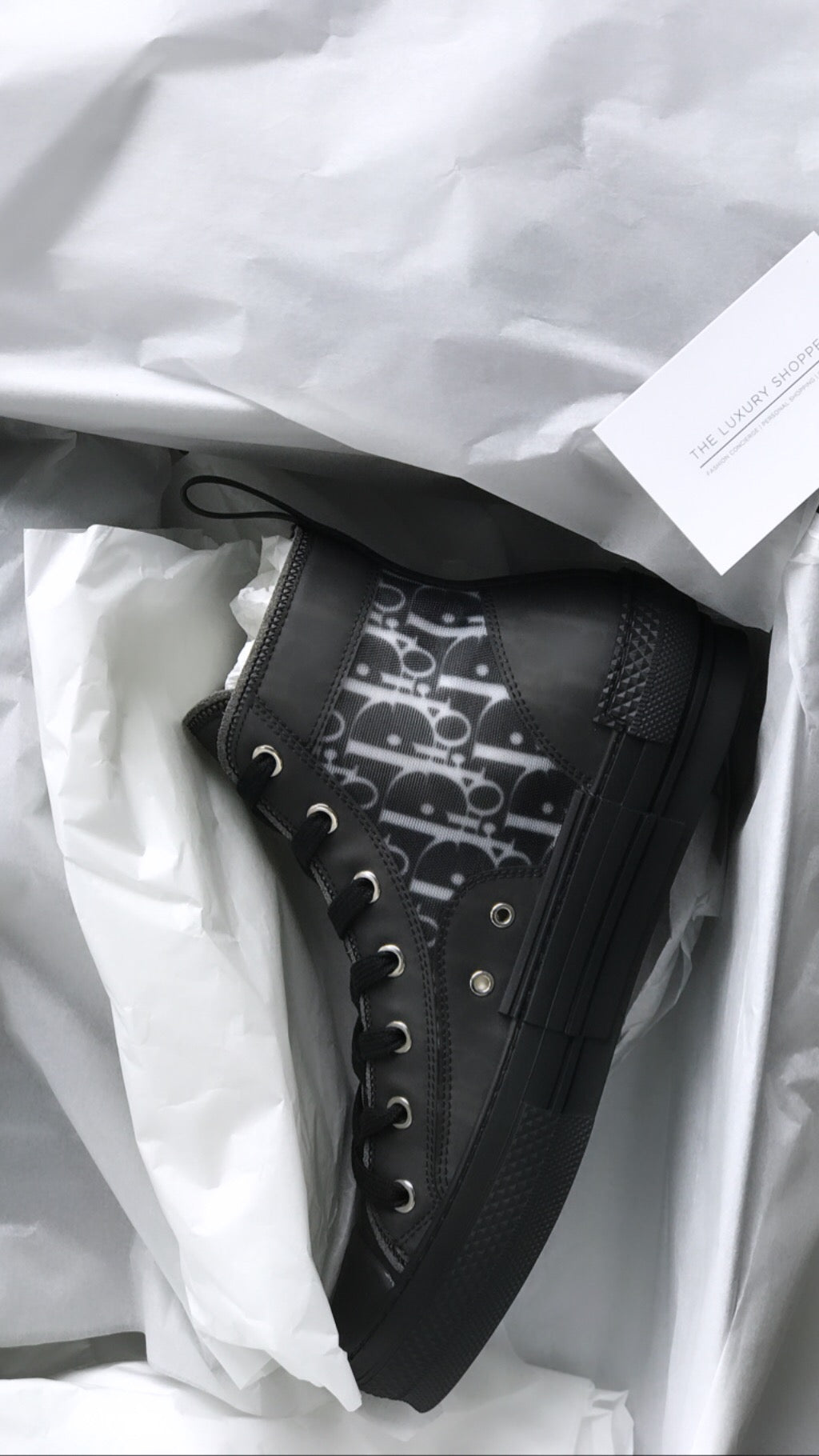 Dior B23 Oblique High Top Sneakers