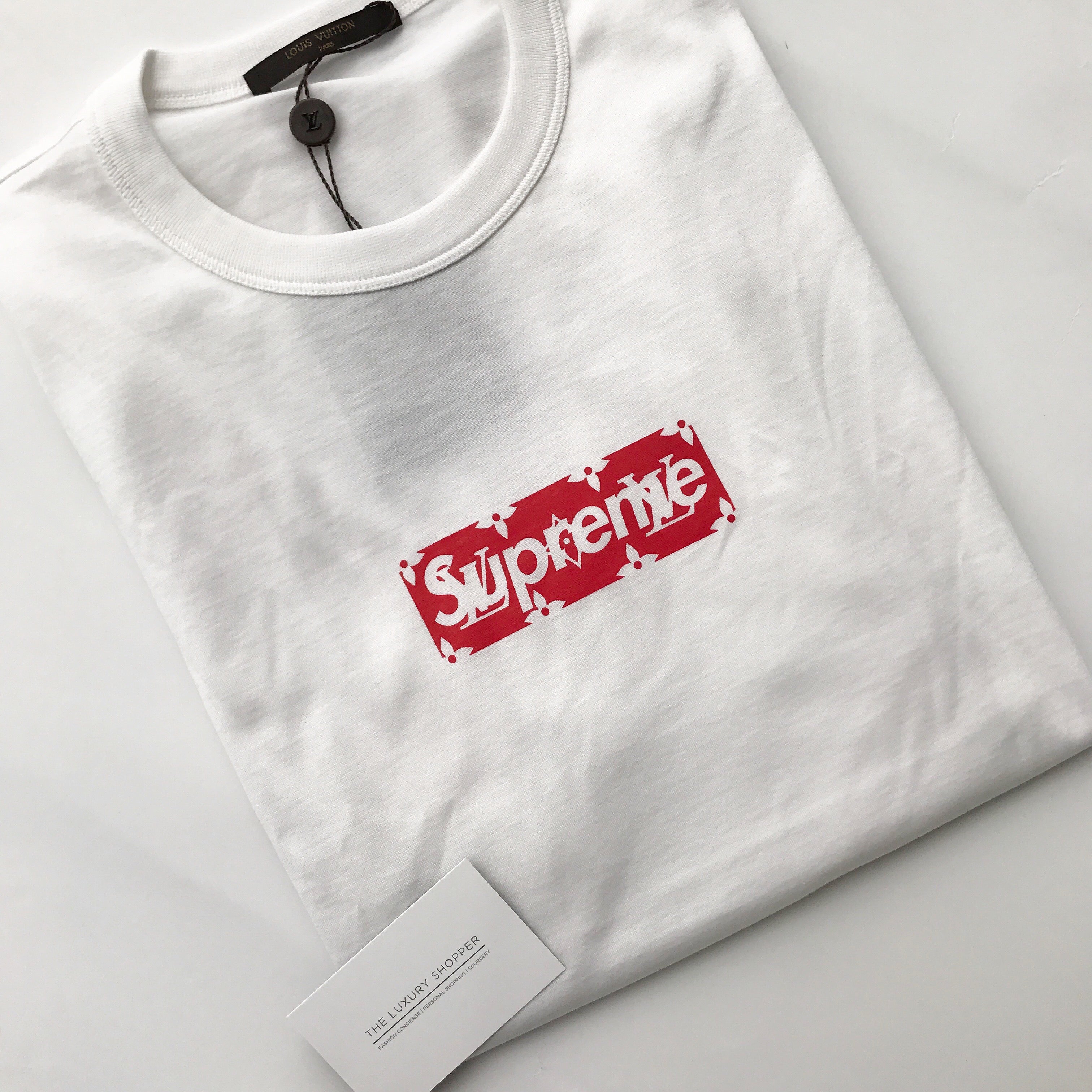 Louis Vuitton x Supreme Box Logo T Shirt