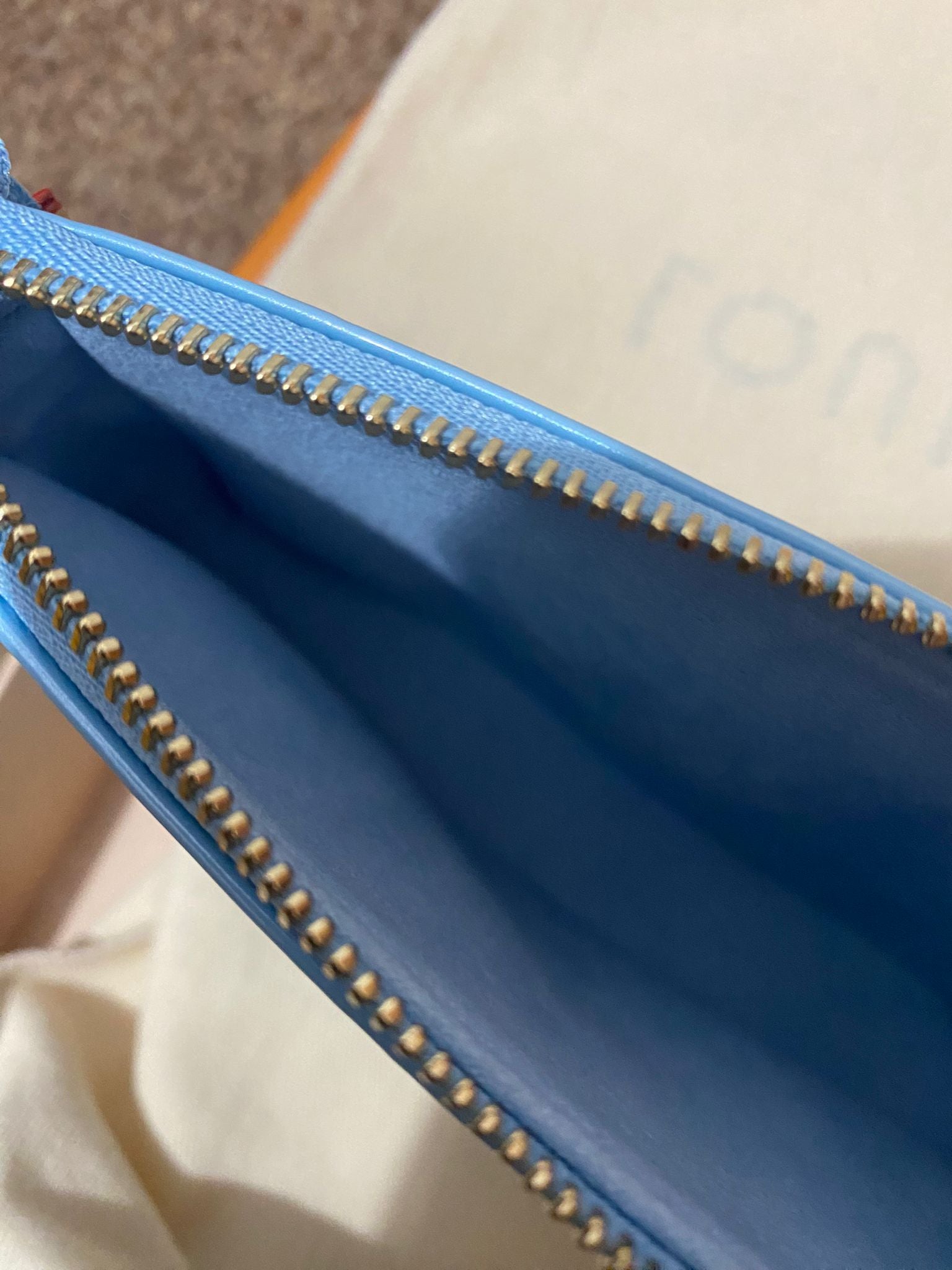 Louis Vuitton Mini Pochette Accessoires (Lollipop Blue)