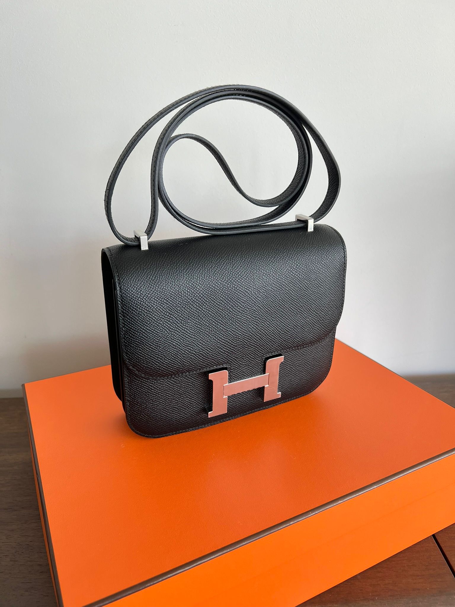 Hermès Constance 18 Black Epsom PHW