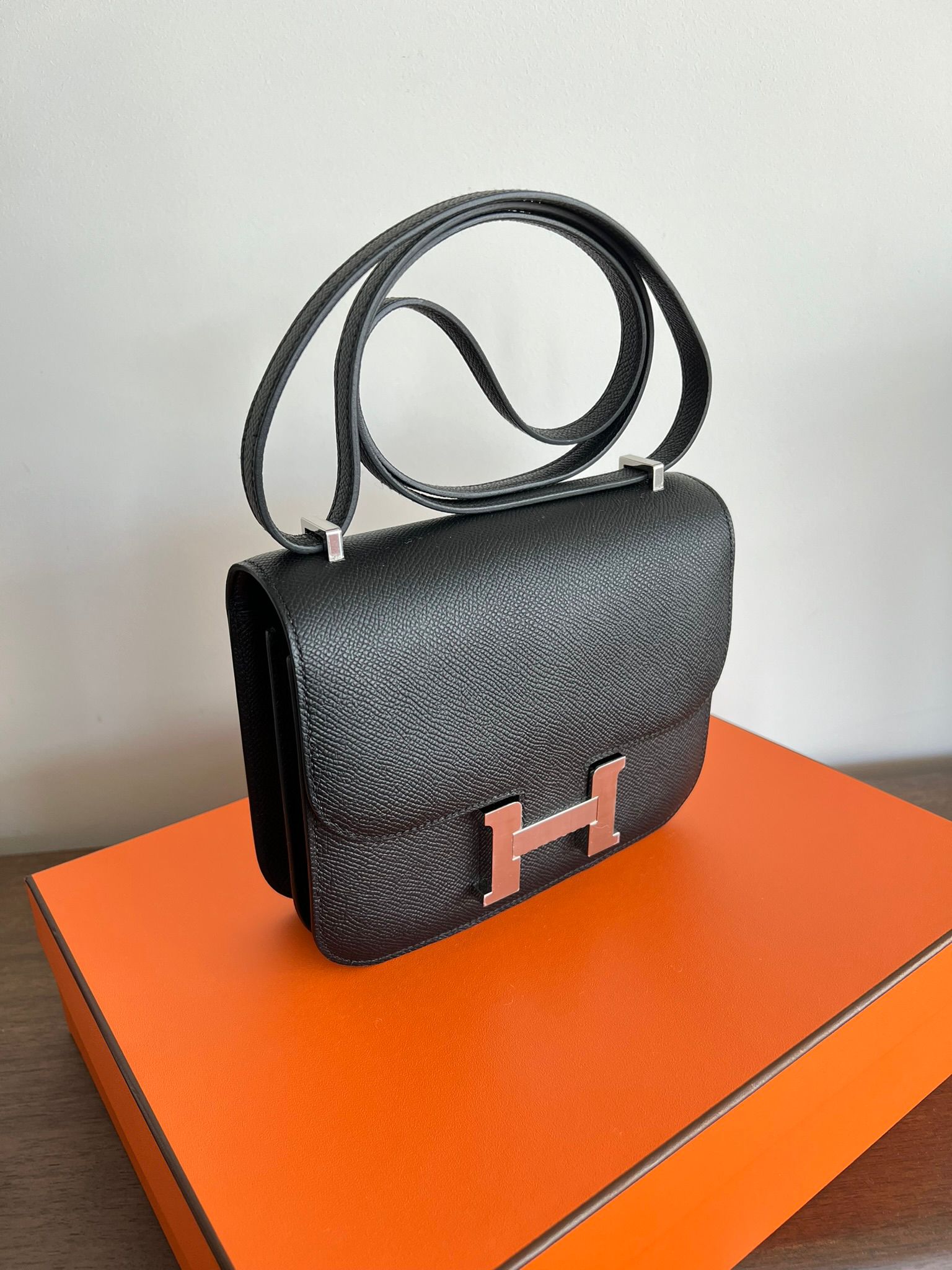 Hermès Constance 18 Black Epsom PHW