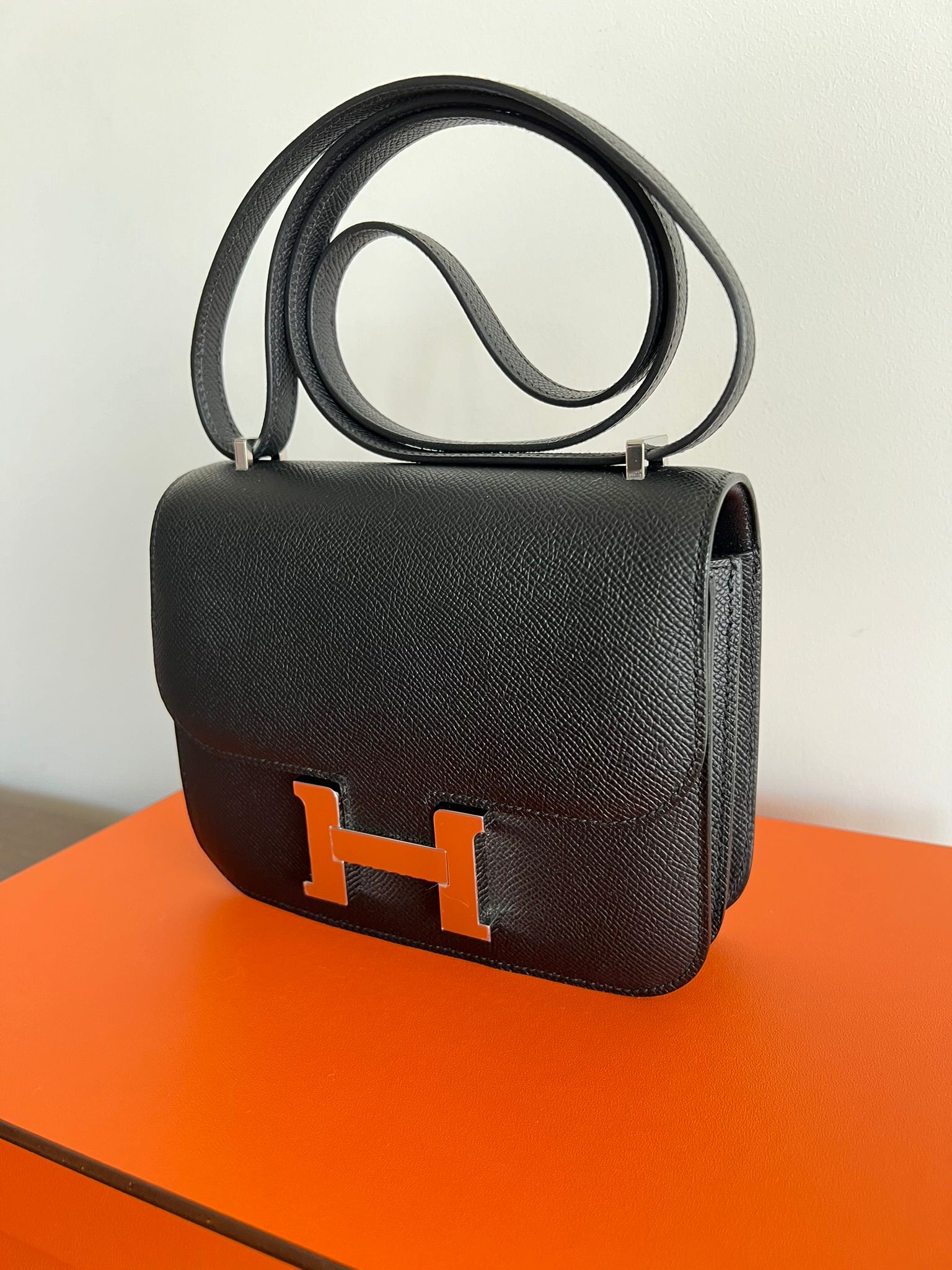 Hermès Constance 18 Black Epsom PHW