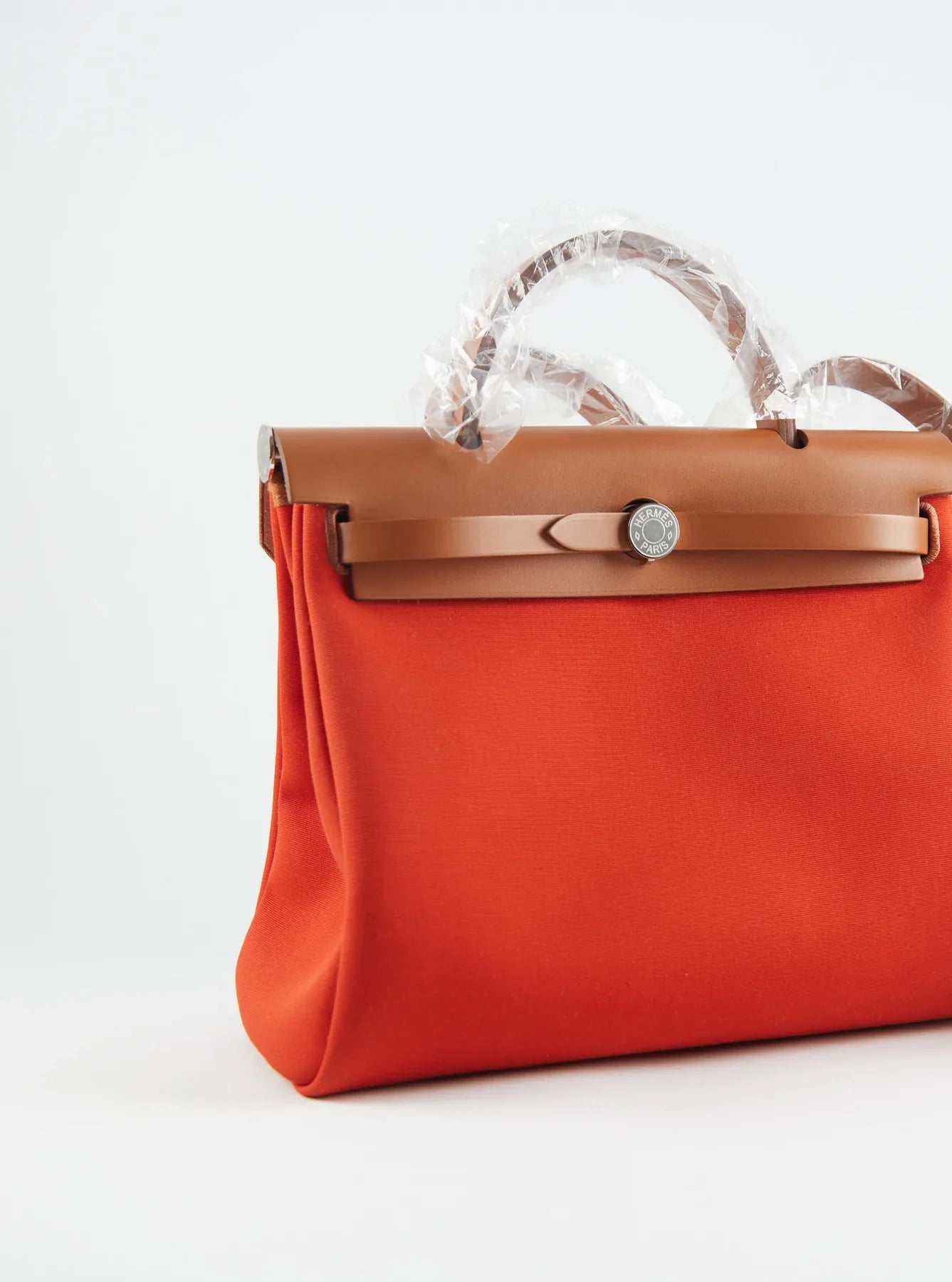 Hermès Herbag Zip 31 Bag Verso Orange Mecano PHW