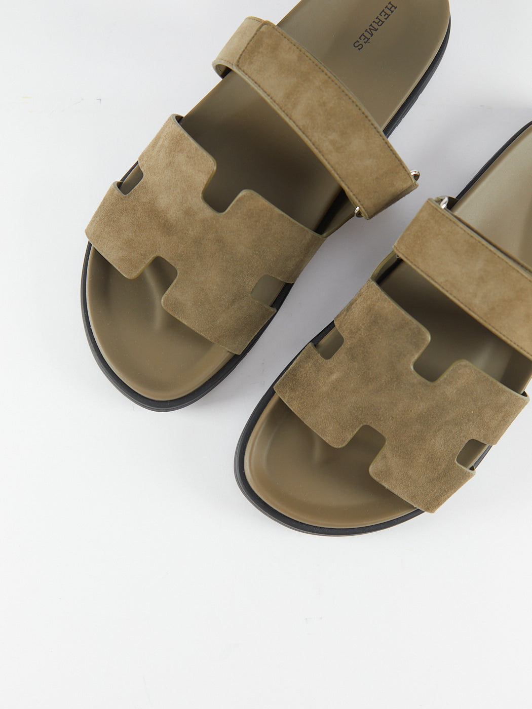 Hermès Chypre Sandals Khaki (Vert Toundra)