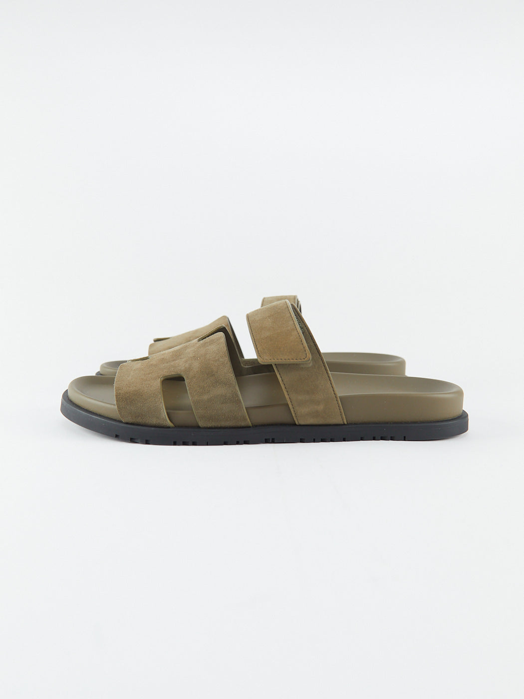 Hermès Chypre Sandals Khaki (Vert Toundra)