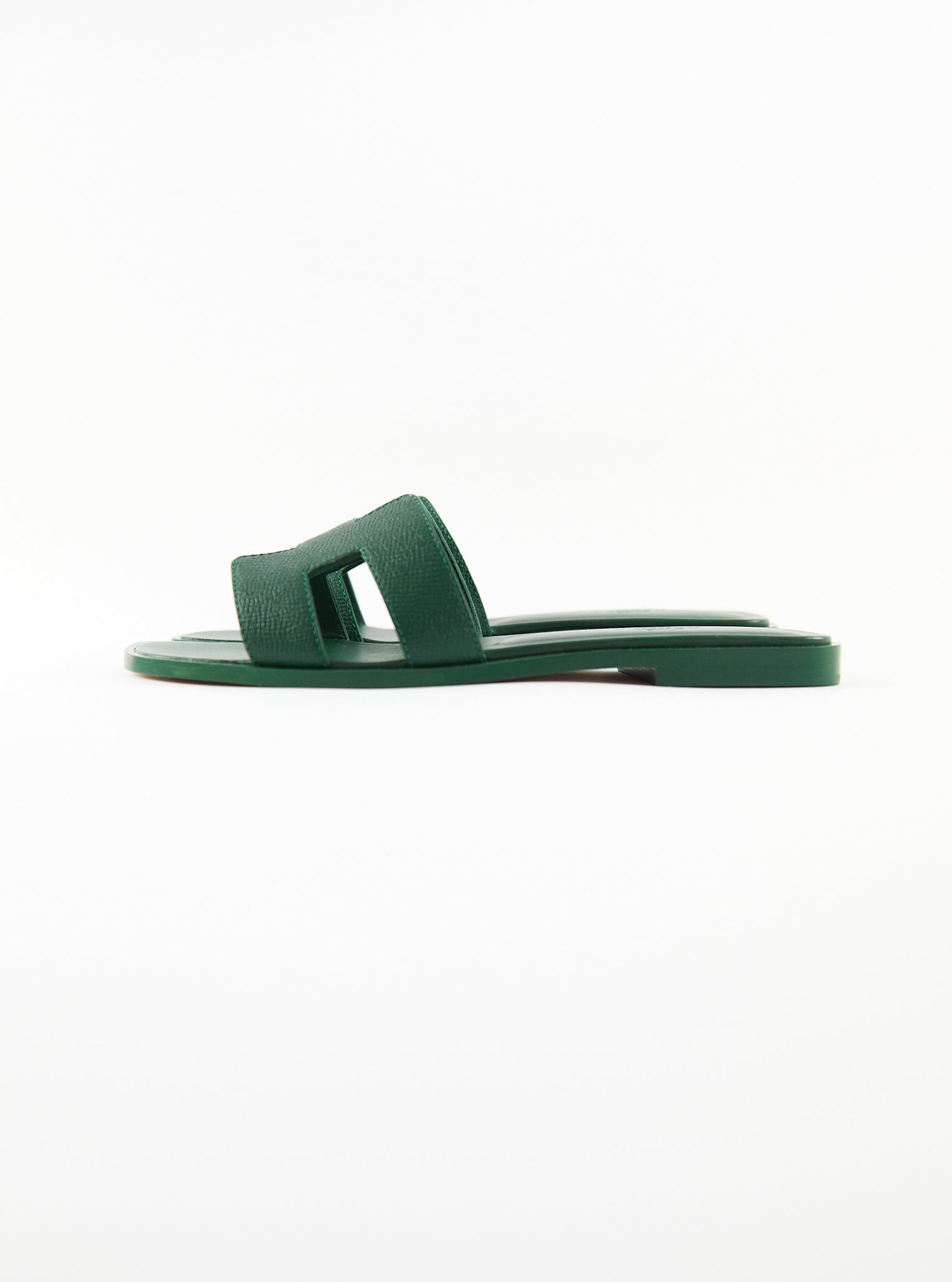 Hermès Oran Sandals (Vert Cactus)