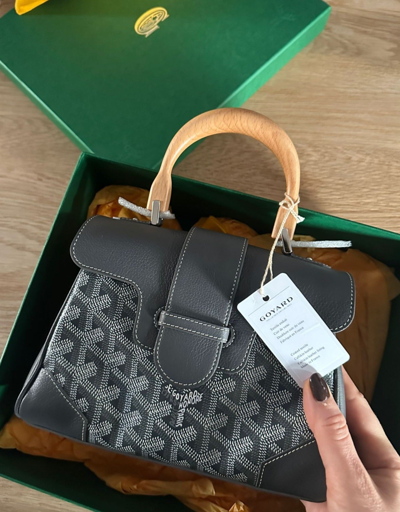 Goyard Saïgon Souple Mini Bag (Grey)